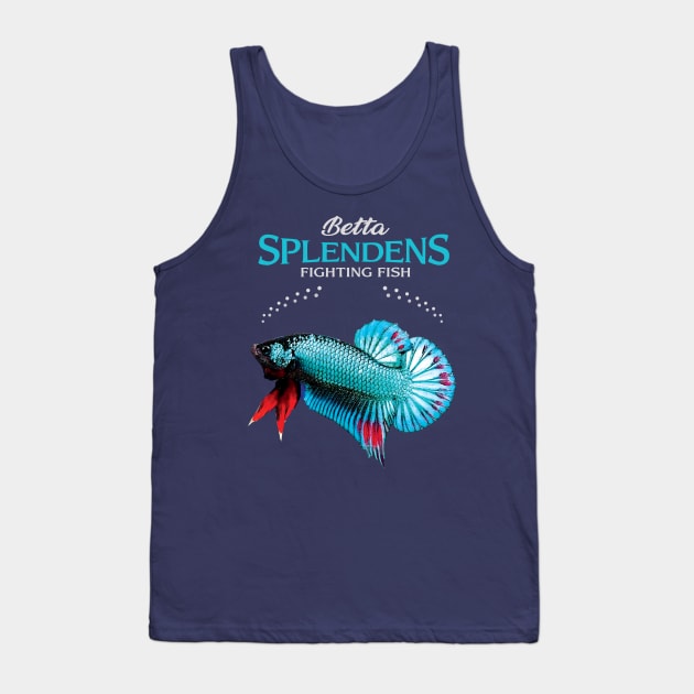 Betta Splendens Tank Top by KewaleeTee